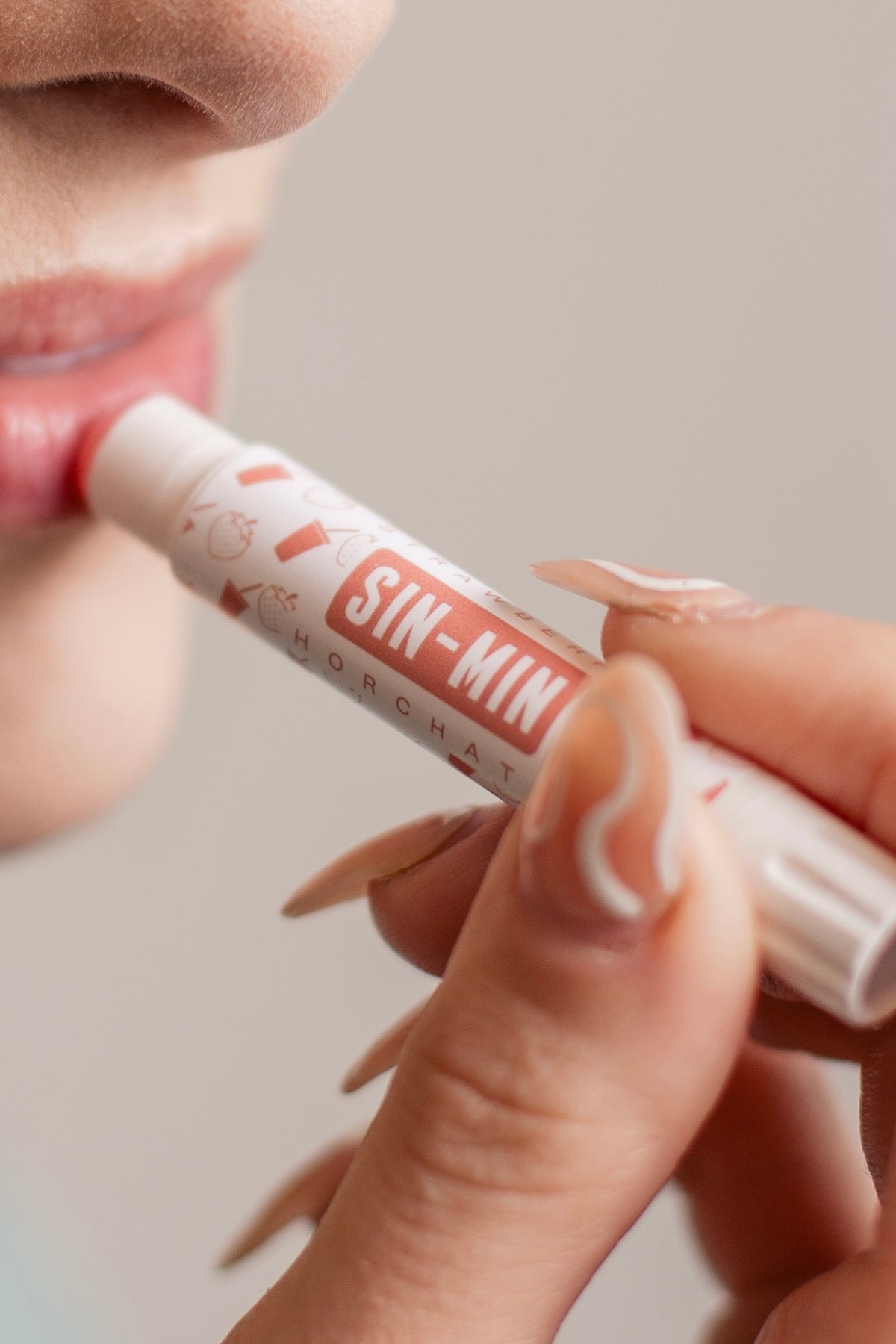 SIN-MIN Strawberry Horchata Lip Balm