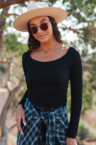 Under It All Layering Top (Black) - FINAL SALE