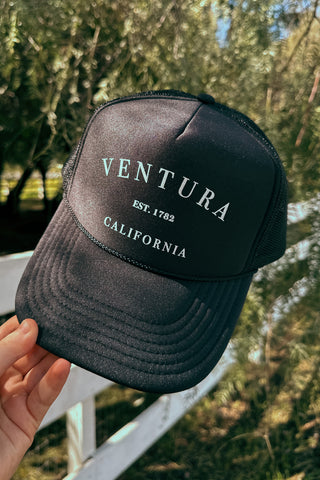 Ventura EST. 1782 Trucker Hat (Khaki/Black)