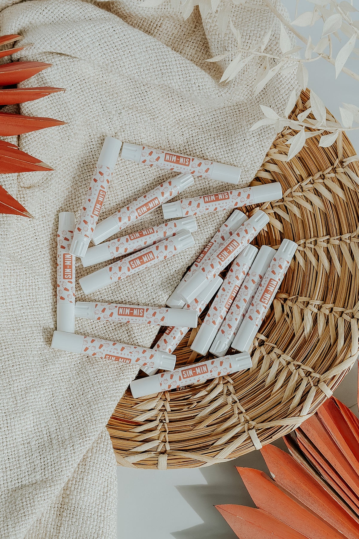 SIN-MIN Strawberry Horchata Lip Balm