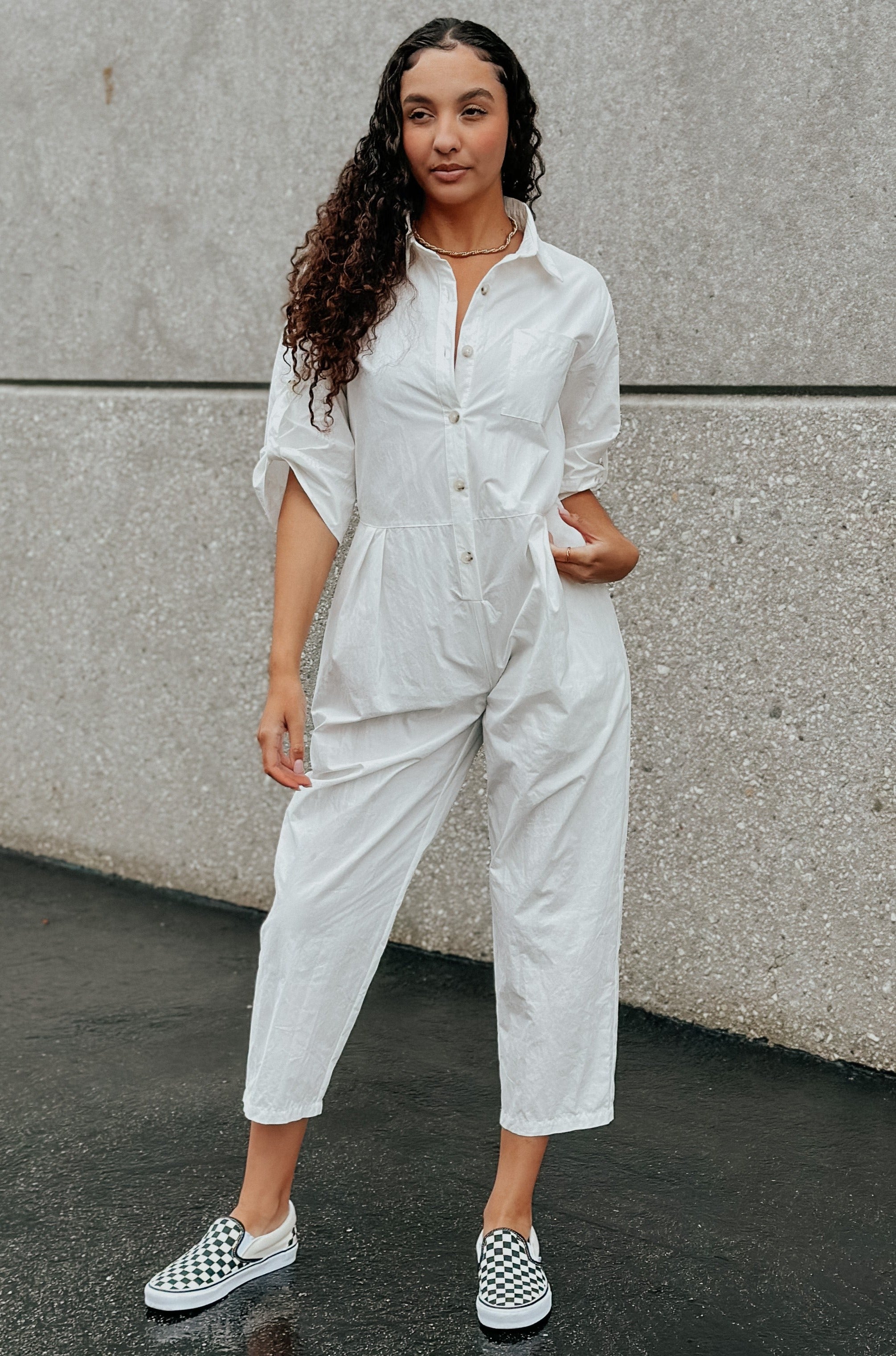 Lay Low Utility Jumpsuit FINAL SALE