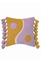 Yin Yang Hook Pillow With Tassels