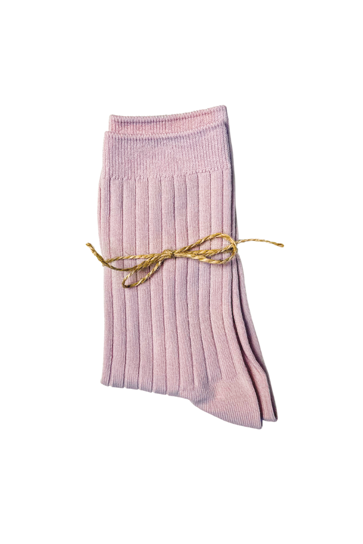 Womens Rib Sock (Lavender)