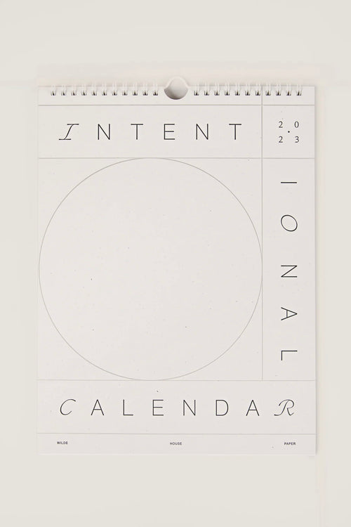 2023 Intentional Wall Calendar