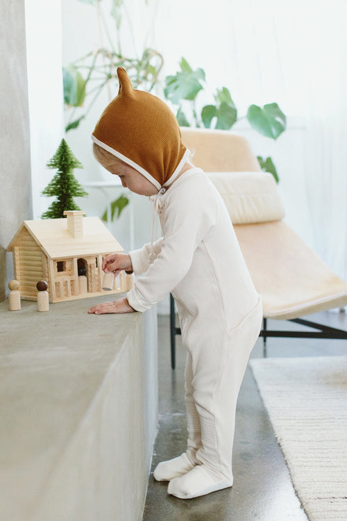 Organic Bandit Bonnet (Cedar)